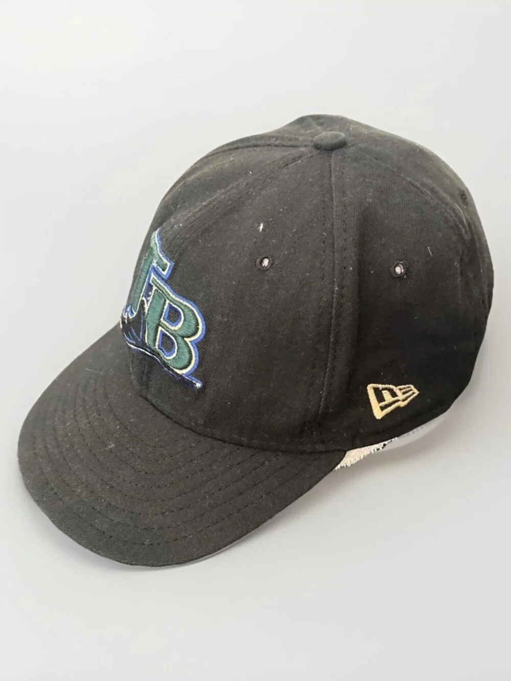 Vintage Tampa Bay Devil Rays New Era Strapback Cap Hat OSFA MLB Made In USA